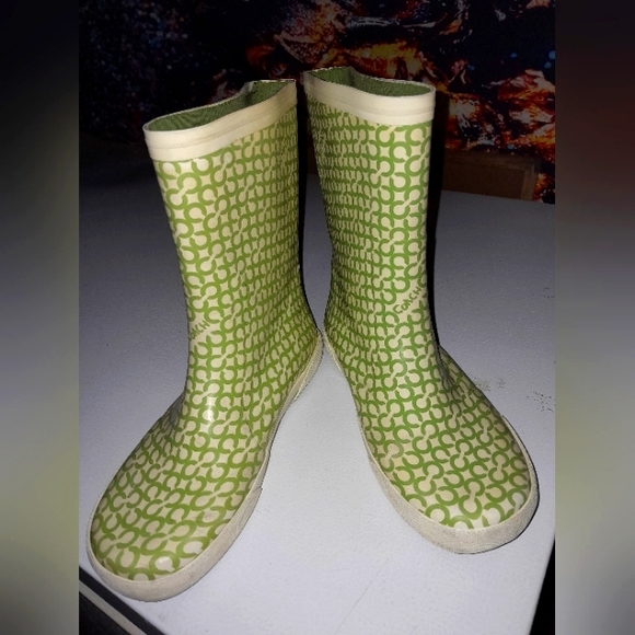 Coach rain boots - Picture 1 of 4
